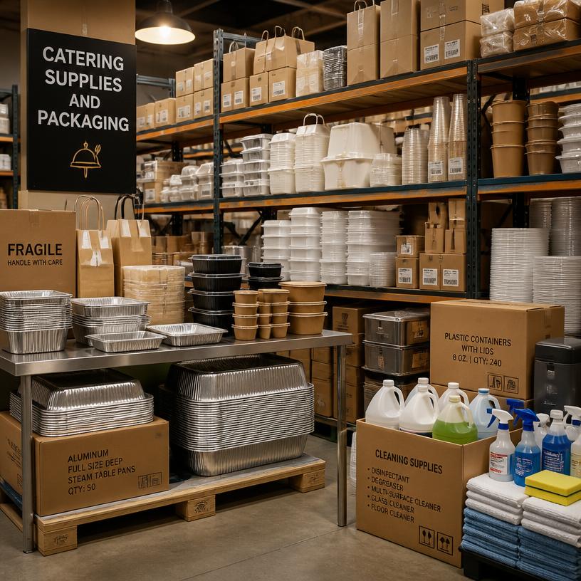 Catering equipment and food packaging